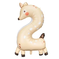 Balónek Číslo 2 Srnka Balónek Číslo 2 Srnka
