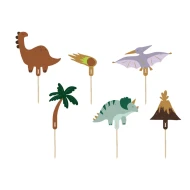 Ozdoby na dort Dinosauři 6 ks Ozdoby na dort Dinosauři 6 ks