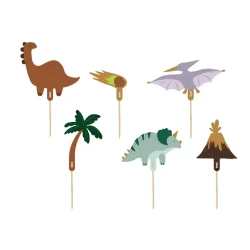 Ozdoby na dort Dinosauři 6 ks