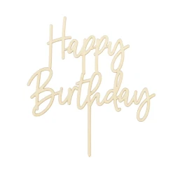 Ozdoba na dort Happy Birthday