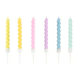 Svíčky Pastelové 6 ks