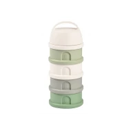 Sada dóziček na sušené mléko / svačinu Cotton White / Sage Green