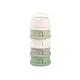 Sada dóziček na sušené mléko / svačinu Cotton White / Sage Green – Béaba