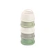 Sada dóziček na sušené mléko / svačinu Cotton White / Sage Green – Béaba