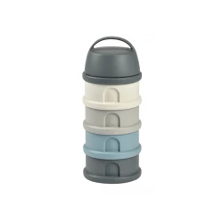 Sada dóziček na sušené mléko / svačinu Mineral Grey / Blue