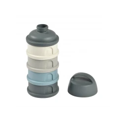 Sada dóziček na sušené mléko / svačinu Mineral Grey / Blue