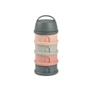 Sada dóziček na sušené mléko / svačinu Mineral Grey / Pink