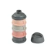 Sada dóziček na sušené mléko / svačinu Mineral Grey / Pink – Béaba
