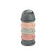 Sada dóziček na sušené mléko / svačinu Mineral Grey / Pink – Béaba