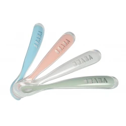 Silikonové lžičky 4ks Eucalyptus