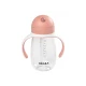 Hrnek s brčkem 300ml Old Pink – Béaba