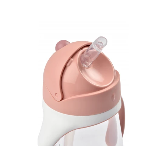 Hrnek s brčkem 300ml Old Pink – Béaba