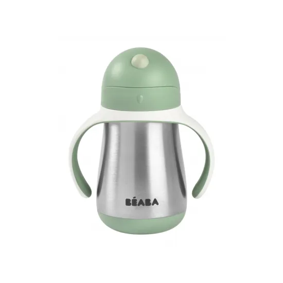 Kvalitní nerezový termohrnek zelené barvy vhodný k zahřátí, ale i osvěžení.