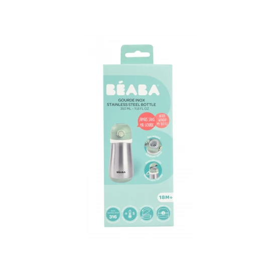 Termoizolační nerezový hrnek 350ml Sage Green – Béaba