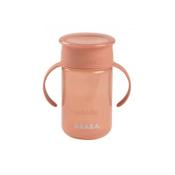 Tréninkový hrnek 360° Pink 340 ml 12m+