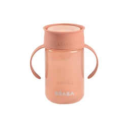 Tréninkový hrnek 360° Pink 340 ml 12m+