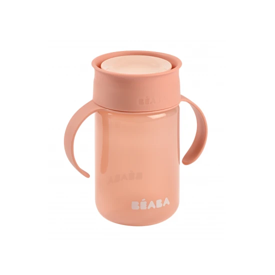 Tréninkový hrnek 360° Pink 340 ml 12m+ – Béaba