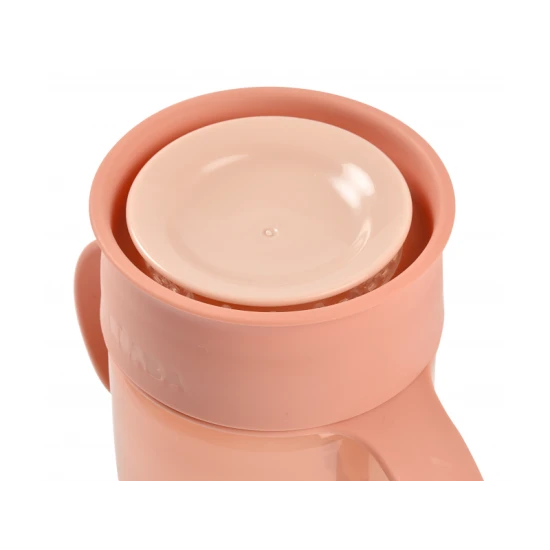 Tréninkový hrnek 360° Pink 340 ml 12m+ – Béaba