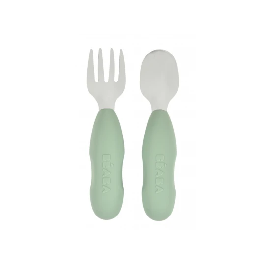 První tréninkový příbor 2dílný Sage Green – Béaba