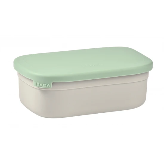 Nerezový svačinový box Velvet Grey / Sage Green – Béaba
