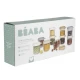 Beaba Skleněné kelímky na jídlo 10x 250 ml Natural