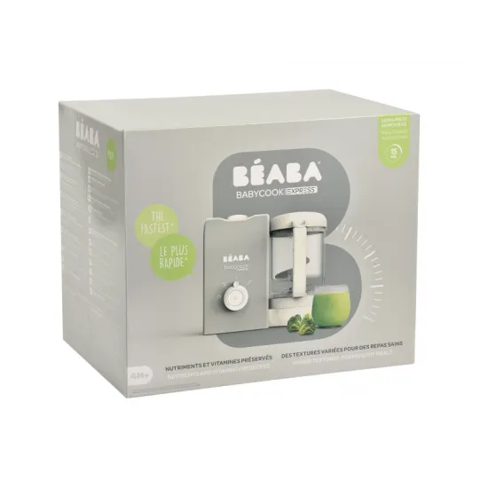 Beaba Parní vařič + mixér BABYCOOK Express Velvet Grey Parní vařič + mixér BABYCOOK Express Velvet Grey