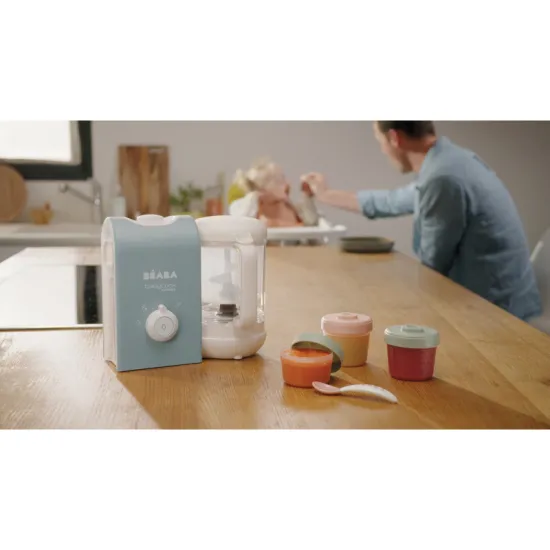 Parní vařič + mixér BABYCOOK Express Baltic Blue