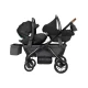 Helios kočárek pro dvě děti Mineral Graphite – BebeConfort 1815153210BC