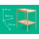 Přebalovací pult Daisy Natural Wood – BebeConfort 2699014210BC