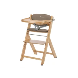 Timba rostoucí židlička Natural Wood s podložkou
