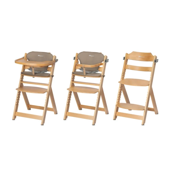 Timba rostoucí židlička s podložkou Natural Wood