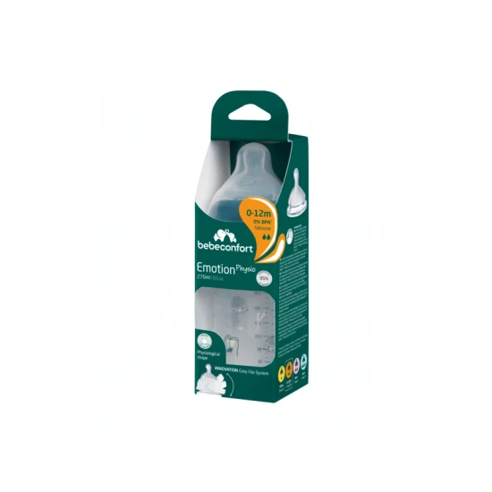 Kojenecká láhev Emotion Physio 270ml 0-12m + Blue – BebeConfort 3102209130BC