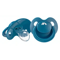 Silikonový dudlík Physio Air Eco 2ks 0m+ Blue