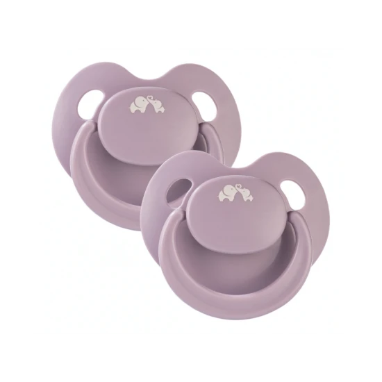 Silikonový dudlík Physio Air Eco 2ks 0m+ Pink/Lavander – BebeConfort 3104201230BC