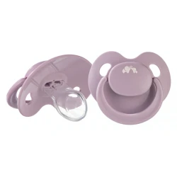Silikonový dudlík Physio Air Eco 2ks 0m+ Pink/Lavander