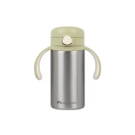 Termoizolační hrnek se slámkou nerez 280 ml Green