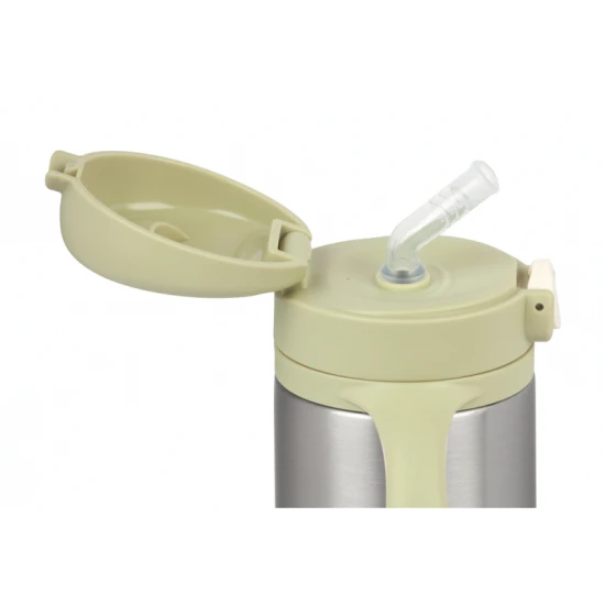 Termoizolační hrnek se slámkou nerez 280 ml Green – BebeConfort 3105201190BC