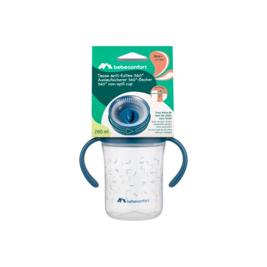 Trénovací hrnek 360° 280ml 6m + Blue