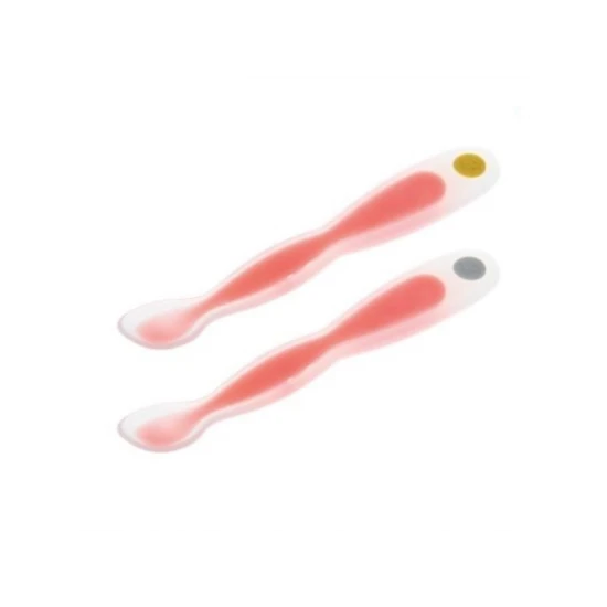 Lžičky s tepelným senzorem 2 ks Red – BebeConfort 3105206400BC
