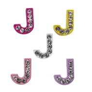Písmeno J Přívěsek na náramek 1ks Písmeno J Přívěsek na náramek 1ks