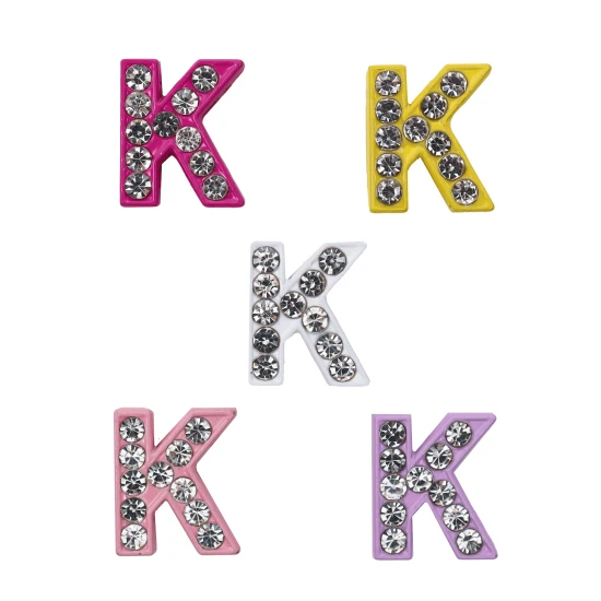 Přívěsek písmeno K na dětský náramek se jménem Nojomojo