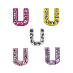 Písmeno U Přívěsek na náramek 1ks Písmeno U Přívěsek na náramek 1ks