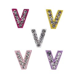 Písmeno V Přívěsek na náramek 1ks Písmeno V Přívěsek na náramek 1ks