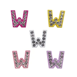 Písmeno W Přívěsek na náramek 1ks Písmeno W Přívěsek na náramek 1ks