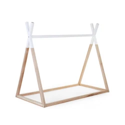 Dětská postel Tipi – stanová konstrukce Natural White 70×140 cm