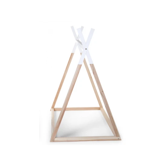 Childhome Natural White 70×140 cm – dětská postel Tipi z bukového dřeva