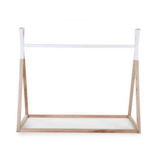 Childhome Natural White 70×140 cm – dětská postel Tipi z bukového dřeva