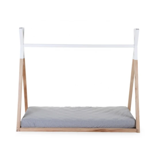 Childhome Natural White 70×140 cm – dětská postel Tipi z bukového dřeva