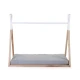 Childhome Natural White 70×140 cm – dětská postel Tipi z bukového dřeva