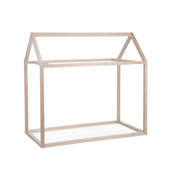 Childhome Natural 70×140 cm – rám dětské postele Domeček z buku